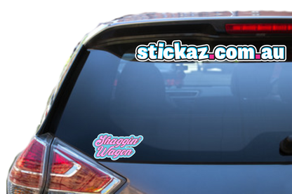 SHAGGIN Wagon Sticker Decal Funny Vinyl Car Bumper 4X4 UTE Offroad JDM WINDOW