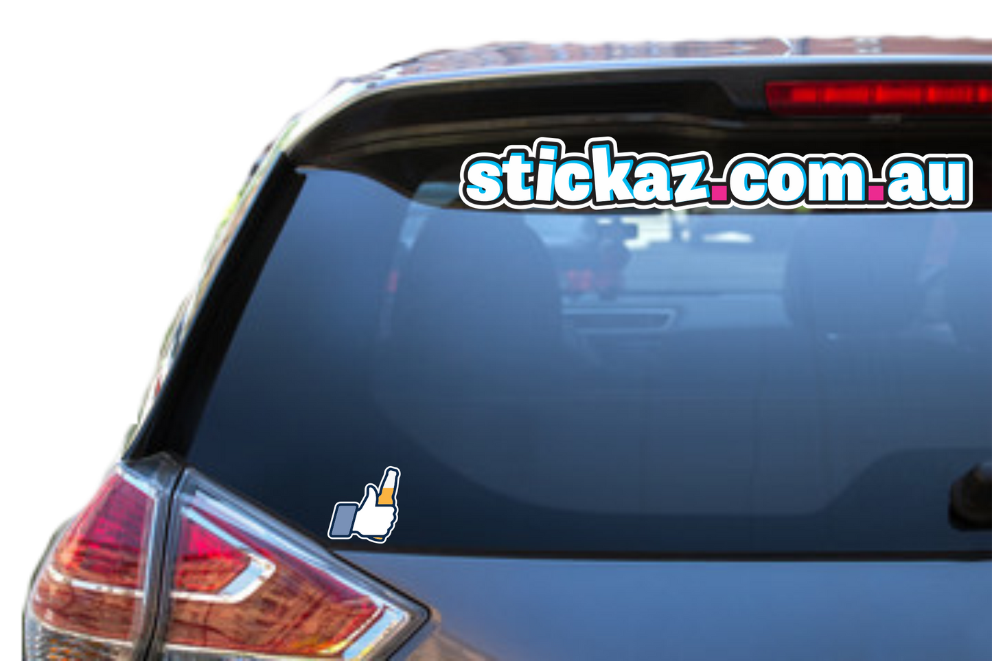 THUMBS UP BEER Sticker facebook like stubby bottle fridge bns window decal JDM