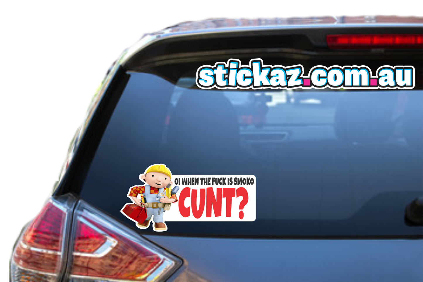 When's The F$K IS Smoko C&NT Sticker - Decal Safety Funny 4x4 parody tradie 4wd