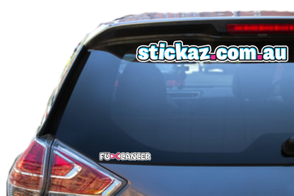 Fck Cancer Sticker F#ck Ribbon Decal Awareness Survivor Breast Hope Car Laptop