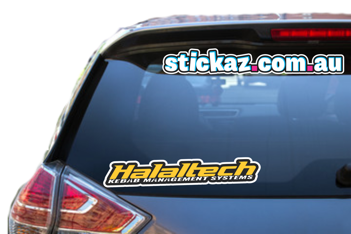 Halaltech Sticker Vinyl Decal - 200x38mm Halal Tech 4x4 JDM Kebab Halal