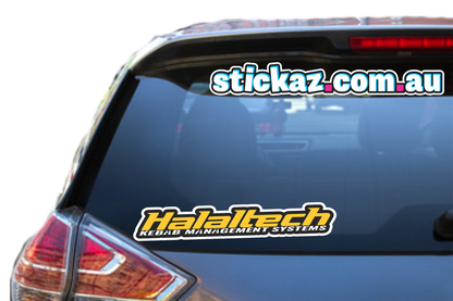 Halaltech Sticker Vinyl Decal - 200x38mm Halal Tech 4x4 JDM Kebab Halal