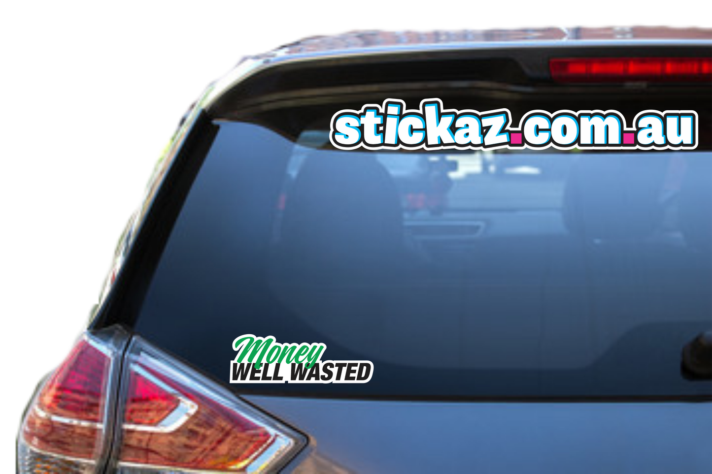 Money Well Wasted Sticker Graphic bumper window jdm v8 car ute aussie vinyl