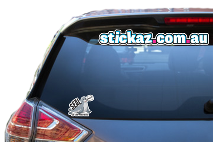 Seal of Approval Sticker / Decal - Funny Approved Cute Euro 4x4 JDM Car Laptop