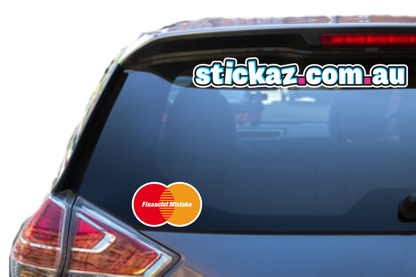 Financial Mistake Sticker Graphic decal funny ute jdm v8 car 4x4 aussie vinyl