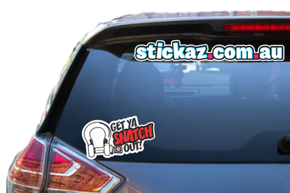 Get Ya Snatch Out Sticker Decal 4x4 Camping Offroad 4WD Your Snatch Strap funny