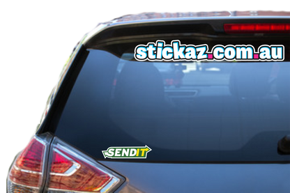 just Send it Sticker Funny Sticker decal Bumper Decal Dirtbike 4x4 subway