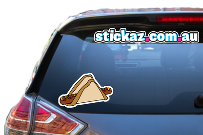 Bunnings Snag Sticker Funny Laptop Car Window Bumper 4x4 Ute Decal Offraod