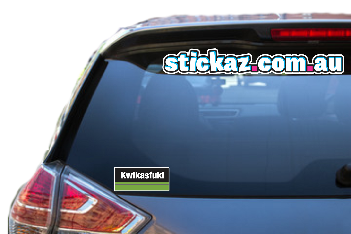 Kwikasfuki Sticker vinyl funny Kawasaki Window Jetski Dirtbike BUMPER Boat