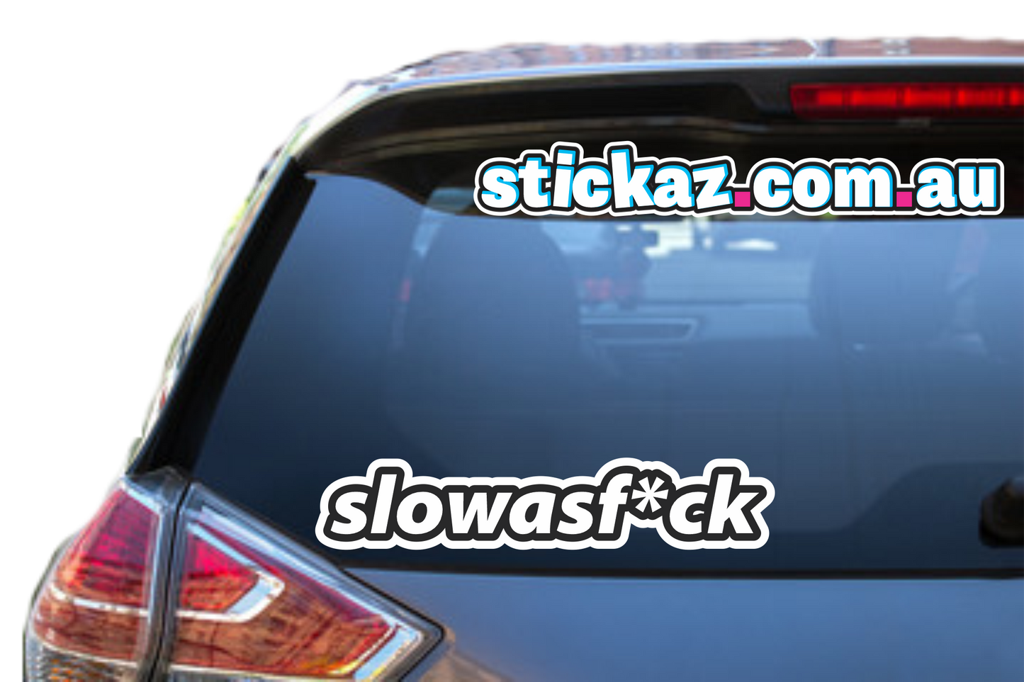 SLOW AS FCK Sticker Decal PATROL TRITON 4wd 4x4 JDM Car Drift Vinyl Funny Turbo