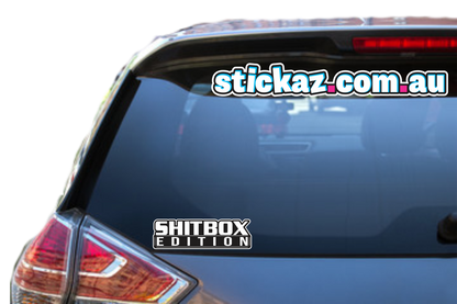 Shitbox Edition Sticker Matchbox Funny Laptop Car offroad Bumper 4x4 JDM Decal