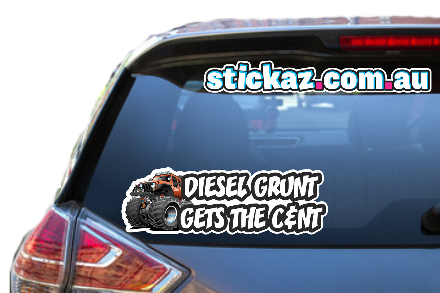 Diesel Grunt Sticker Car 200mm funny turbo drift racing decal jdm 4x4 window