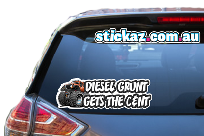 Diesel Grunt Sticker Car 200mm funny turbo drift racing decal jdm 4x4 window