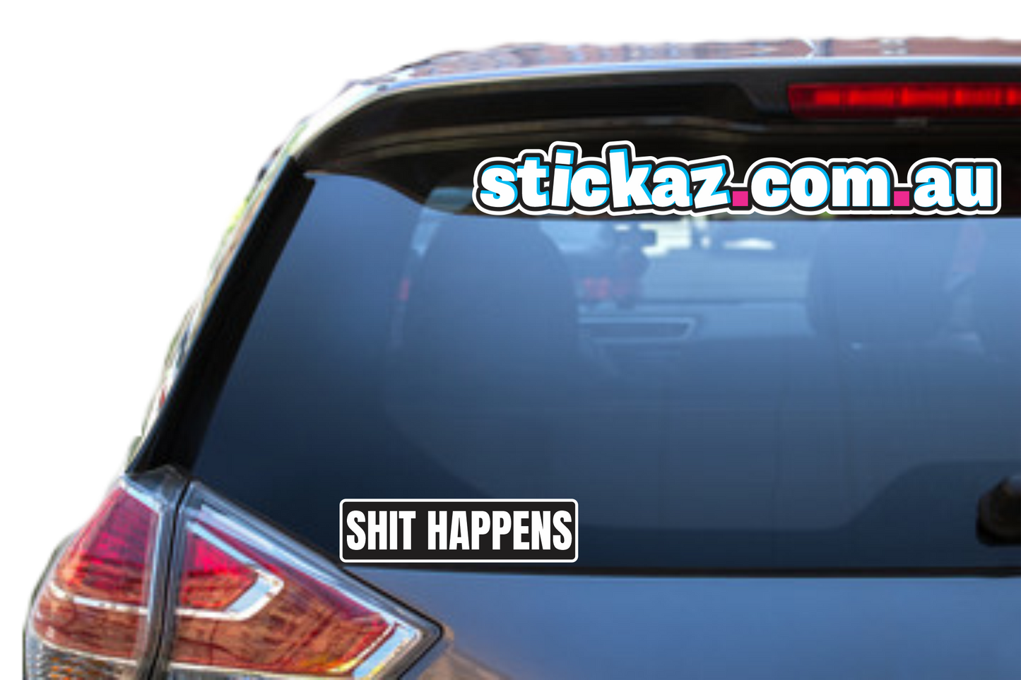 Shit Happens Sticker Truck Ute 4x4 4wd JDM Car Window Decal FUNNY OFFROAD