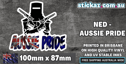 Aussie Pride Sticker Car Decal Australia Ned Kelly Southern Cross Country Ute