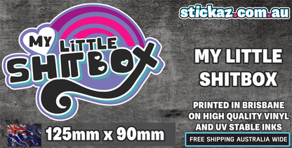 MY LITTLE SHITBOX JDM FUNNY CAR STICKER WINDOW 4x4 OFFROAD CHEAP LAPTOP WINDOW