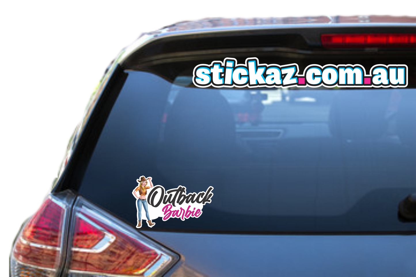 Outback Barbie Vinyl Sticker Funny 4x4 JDM Car 4WD OFFROAD COUNTRY STATION